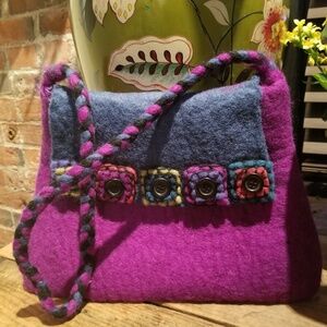 Rising Tide Fleece Handbag